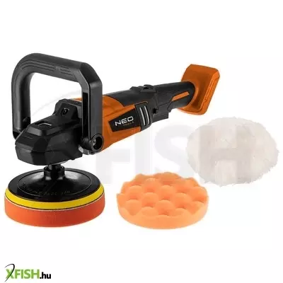 neotools akkus polírozó, energy+ 18v, m14 150mm, 800-2300 rpm, akku nélkül!!!