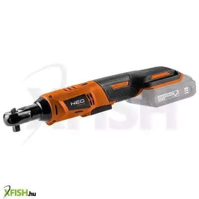 Neotools akkus racsnis kulcs, energy+ 18v, 3/8-os 1/2-os adapterrel, akku nélkül!!!