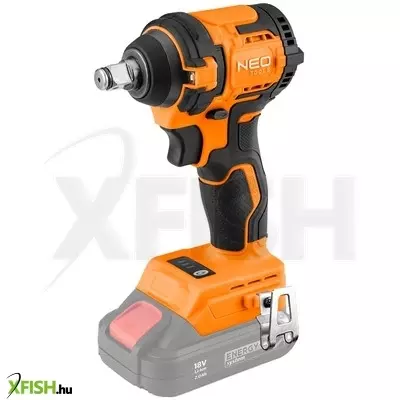 Neotools akkus szénkefementes ütvecsavarozó 1/2(négyszög), energy+, 18v, kompakt méret, 350nm akku nélkül!