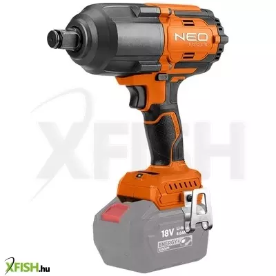 Neotools akkus szénkefementes ütvecsavarozó 1/2(négyszög), energy+, 18v, 1100nm akku nélkül!!!