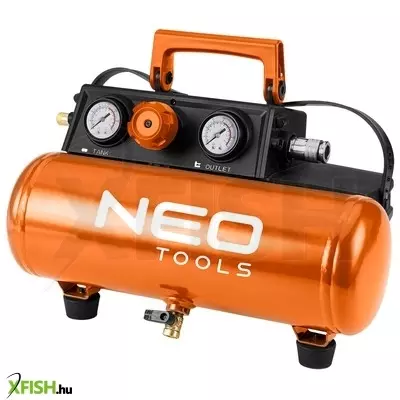 Neotools akkus kompresszor energy+, 18v, 8bar/3.8l