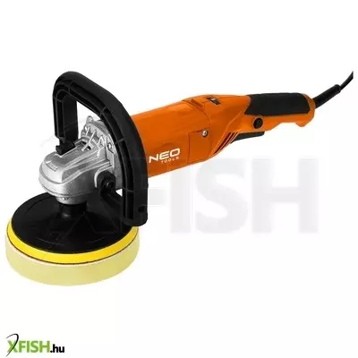 Neotools polírozógép, 900w, 150mm, fordulatszám szabályzó, 600-3000/perc