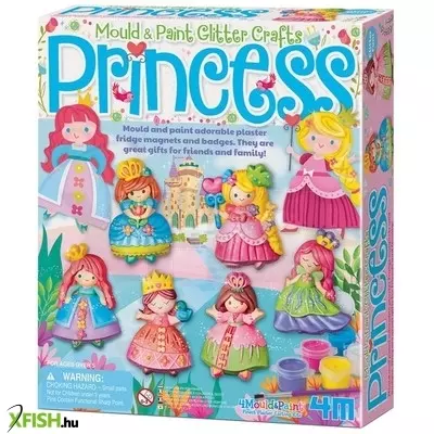 4m csillogó hercegnő gipszkiöntő készlet