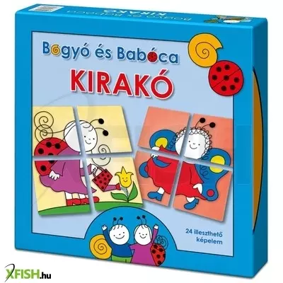 Keller mayer bogyó és babóca kirakó 2 X 4 darabos puzzle