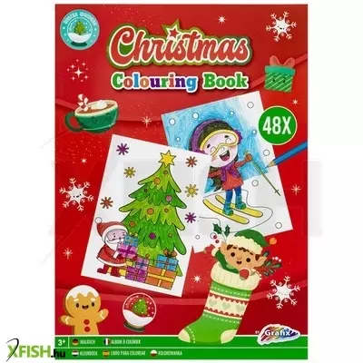 Grafix karácsonyi kifestőkönyv, 32 lapos, a4