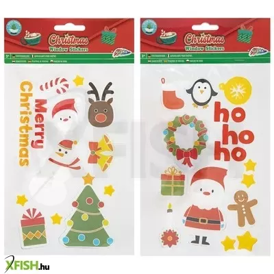 Grafix karácsonyi ablakmatrica, 2 féle