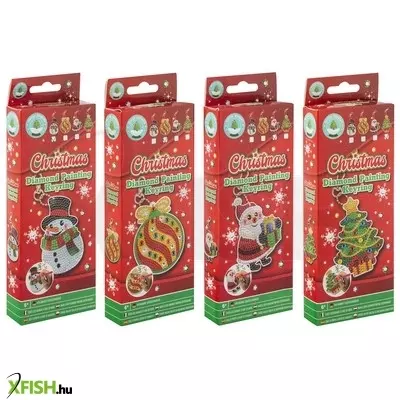 Grafix karácsonyi gyémántfestős kulcstartókészítő, 4 féle