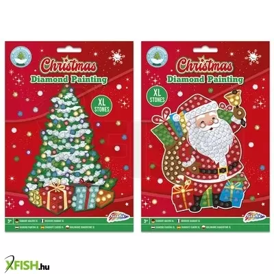 Grafix karácsonyi gyémántfestős képkészítő, a5, 2 féle