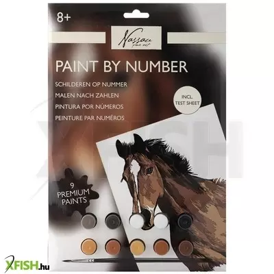 Grafix fess számok szerint, 33, 5x23, 8 cm, ló