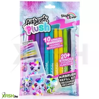 Canal toys airbrush utántöltő filcek, 10 db-os