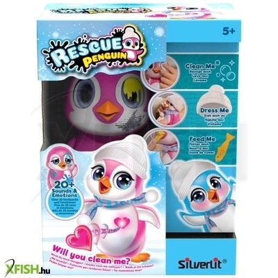 silverlit csupaszív pingvin rózsaszín