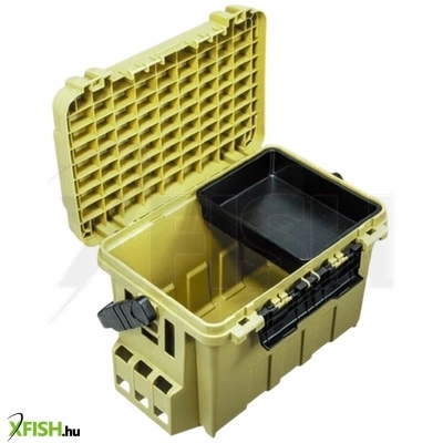 Meiho Bucket Mouth Bm-9000 Műanyag Horgász Láda Olive 540x340x350mm