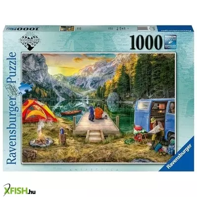 Ravensburger puzzle 1000 db - nyugodt kempingezés