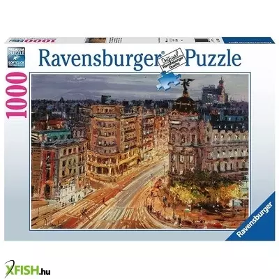 Ravensburger puzzle 1000 db - gran via madrid