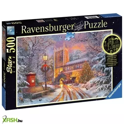 Ravensburger puzzle 500 db - ragyogó karácsony