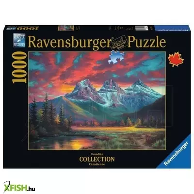 Ravensburger puzzle 1000 db - alberta three sisters, kanada