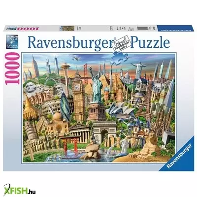 Ravensburger puzzle 1000 db - a világ látnivalói