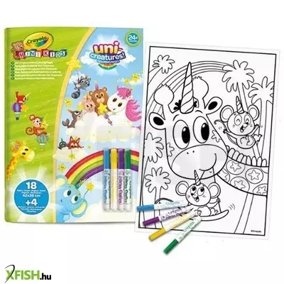Crayola mini kids állatkornis kifestő és filctoll
