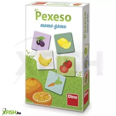 Dino memóriajáték - zöldségek és gyümölcsök