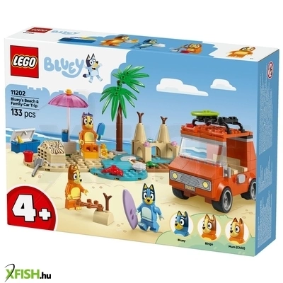 Lego bluey 11202 bluey és családja a tengerpartra utazik