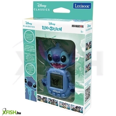 Lexibook stitch játékkonzol, lcd interaktív színes képernyővel