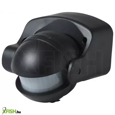 gao 0687h kültéri pir mozgásérzékelő, max. 1000 w, 12 m érzékelés, ip44, fekete