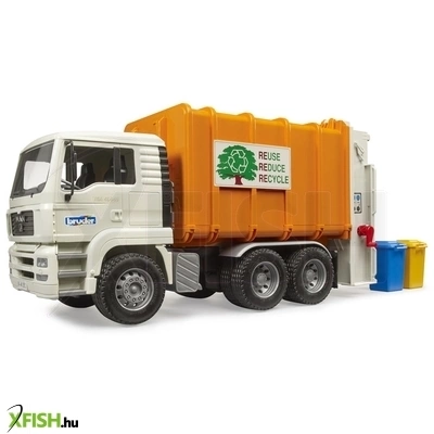 bruder man tga szemétszállító autó