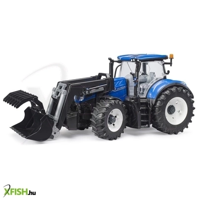 Bruder new holland t7. 315 traktor homlokrakodóval