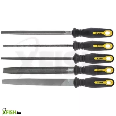 Neotools reszelő készlet 5db, (lapos, kerek, félkör, háromszög, négyszög)