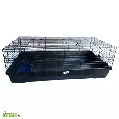 Egyéb vegyes cavia 120 black nyúlketrec újrahasznosított anyagból - 118x58,5x42cm