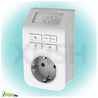 gao 0743h digitális beltéri időzítő óra, 3680 w, 98 ki- és bekapcsolás / hét, véletlenszerű kapcsolás