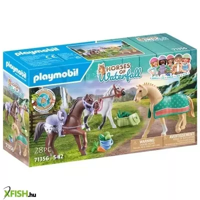 Playmobil lovas szett morgan, quarter & shagya
