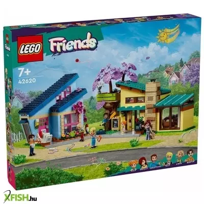 Lego friends 42620 olly és paisley családi házai