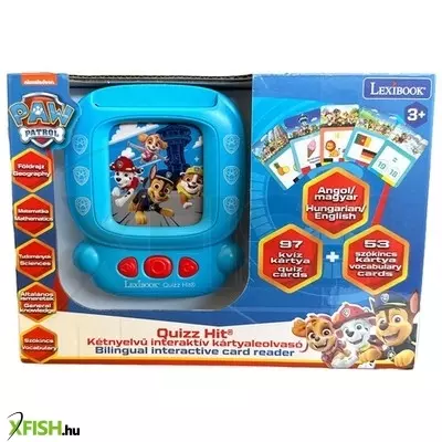 Lexibook mancs őrjárat kétnyelvű interaktív oktató játék