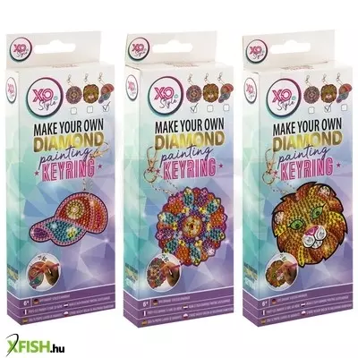 Grafix csináld magad gyémántfestős kulcstartókészítő szett, 3 féle