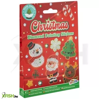 Grafix karácsonyi gyémántfestős matricák, 12 db