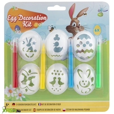 Grafix húsvéti tojásfestő, 6 db sablon, 4 db toll