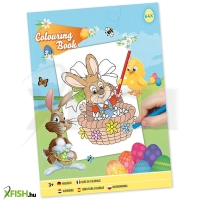 Grafix húsvéti kifestő könyv, 64 oldal, a5