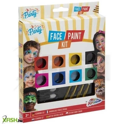 Grafix arcfesték 9 festék, 4 ceruza, 3 applikátor