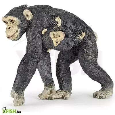 Papo csimpánz és kölyke