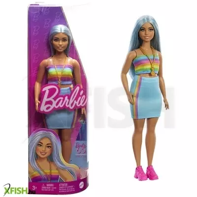 Mattel barbie 65. évfordulós baba szivárványos topban