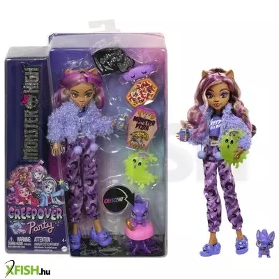 Mattel monster high creepover party baba - clawdeen