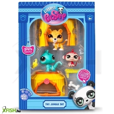 Littlest pet shop lps dzsungel 3 db-os készlet