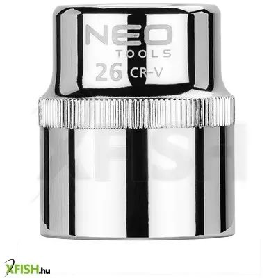 Neotools dugókulcs 26mm, 1/2, 6 pontos, superlock