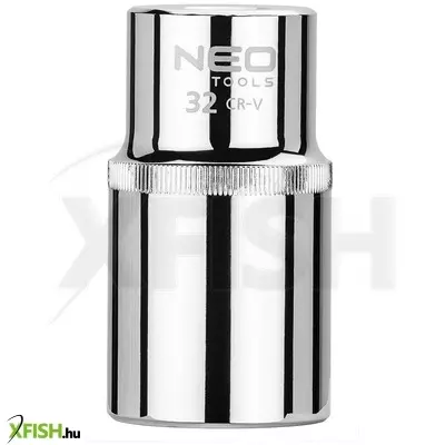 Neotools dugókulcs 32mm, 1/2, hosszú, 12 pontos