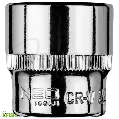 Neotools dugókulcs 22mm, 3/8, hatlapú