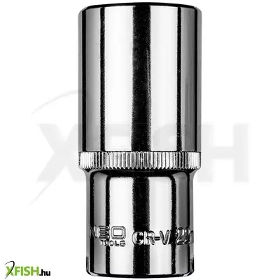 Neotools dugókulcs 22mm, 3/8, hosszú hatlapú