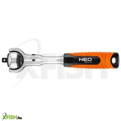Neotools racsnis kulcs 1/4, forgófejes 360°, 72 fog