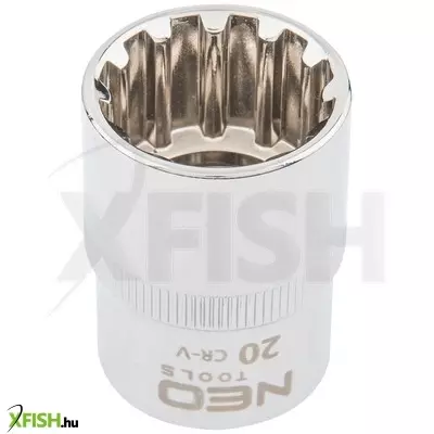 Neotools dugókulcs 20mm, 1/2, spline