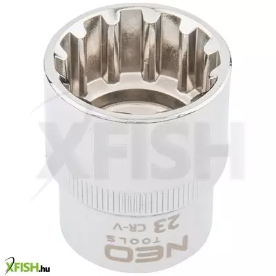 Neotools dugókulcs 23mm, 1/2, spline